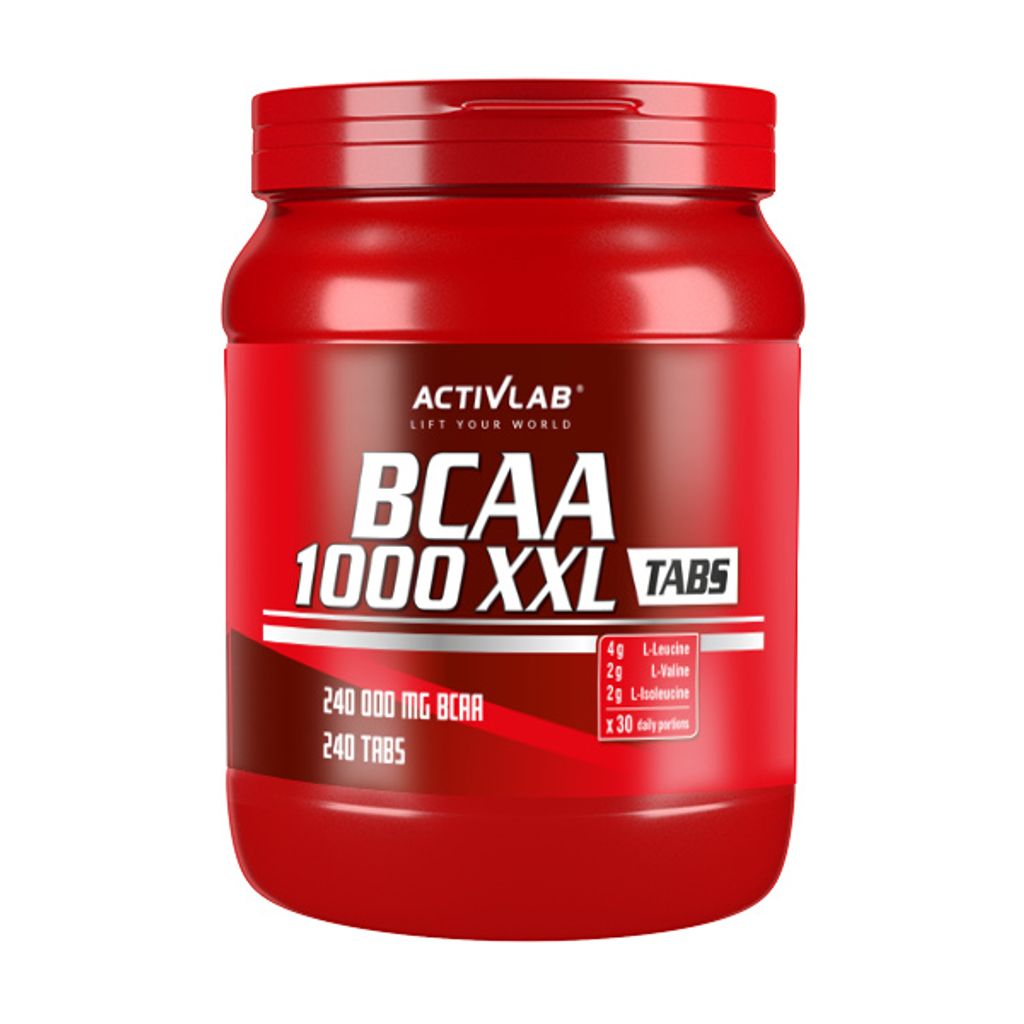 BCAA 1000 XXL TABS aminokwasy wspierające mięśnie 240 Zdjęcie produktu 