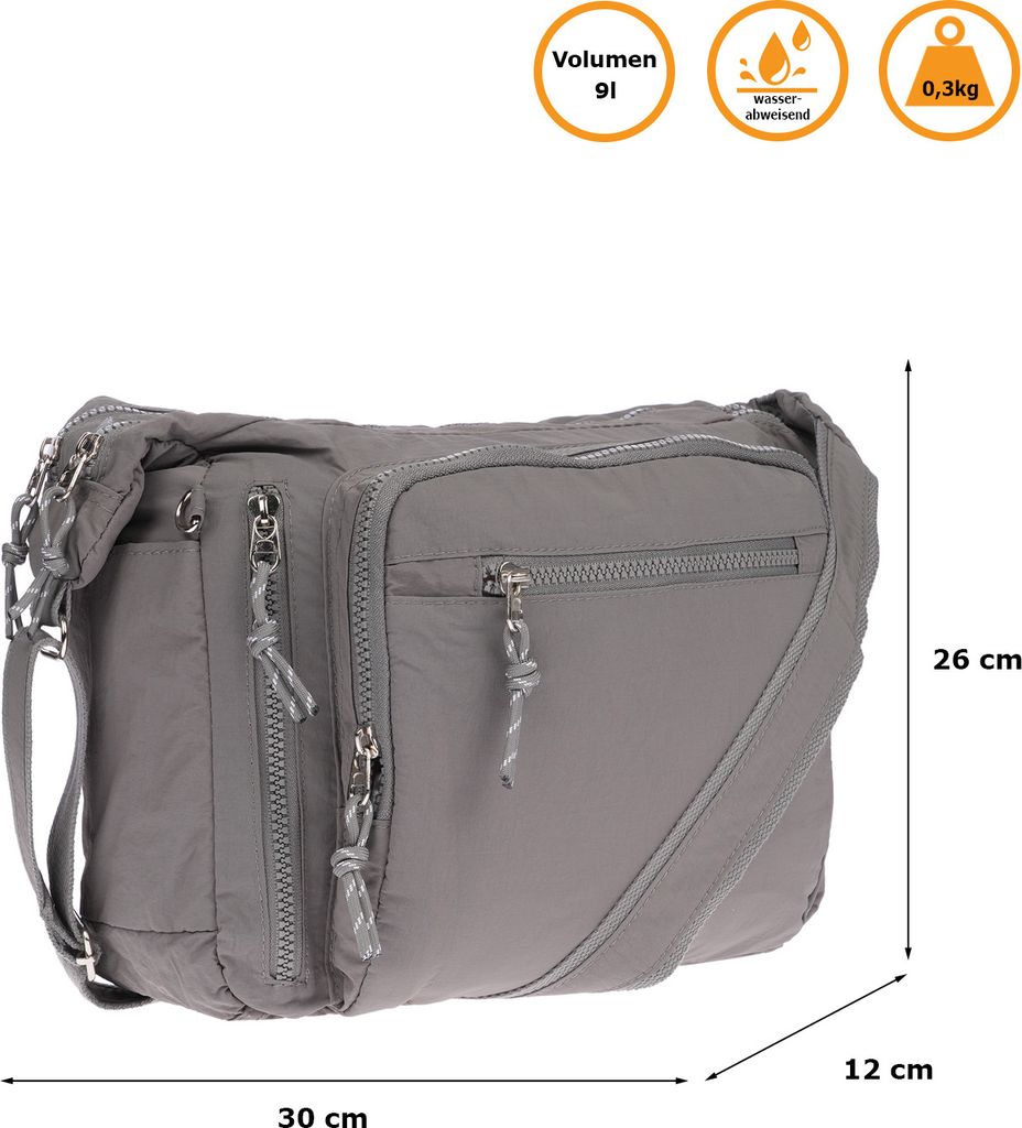 Große Damen Tasche Schultertasche Umhängetasche Produktbild 