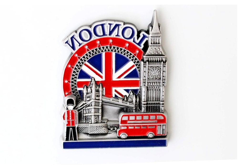 Magnet für Kühlschränke mit Stadtmotiven, wie Venedig, Paris, Rom, Prag, Amsterdam, Barcelona, Dubai, Thailand, aus Metall, dekorativer Artikel,...