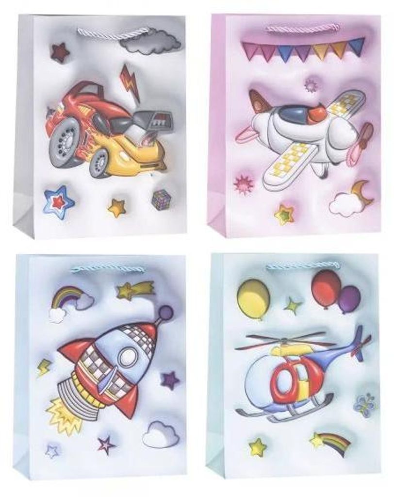 Torebka ozdobna dziecięca Rozette mix wzorów 26 x 32 x 10 cm