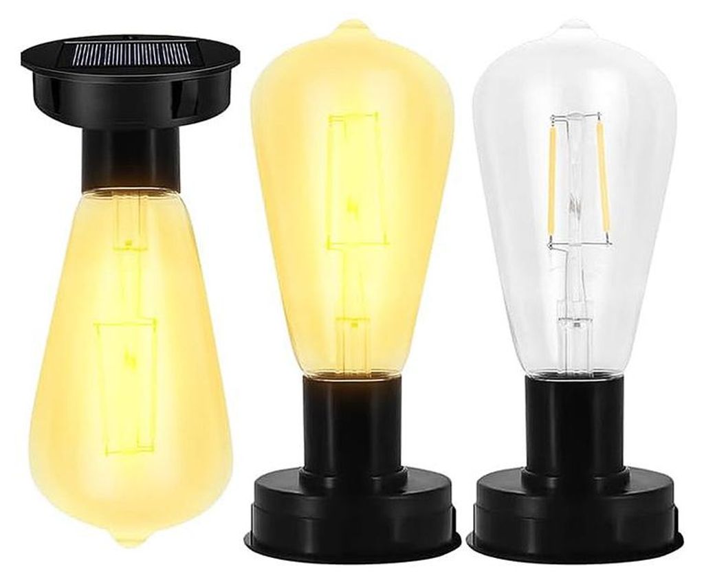Solar Lampen Ersatzteile 3er Set, LED Ersatzkopf 7cm für Produktbild 
