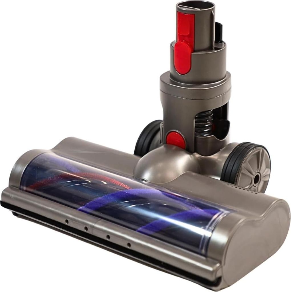 Bürste kompatibel mit Dyson V7, V8, V10, V11, V15 - Reinigungskopf mit Direktantrieb mit LED - harte Böden und Teppichböden