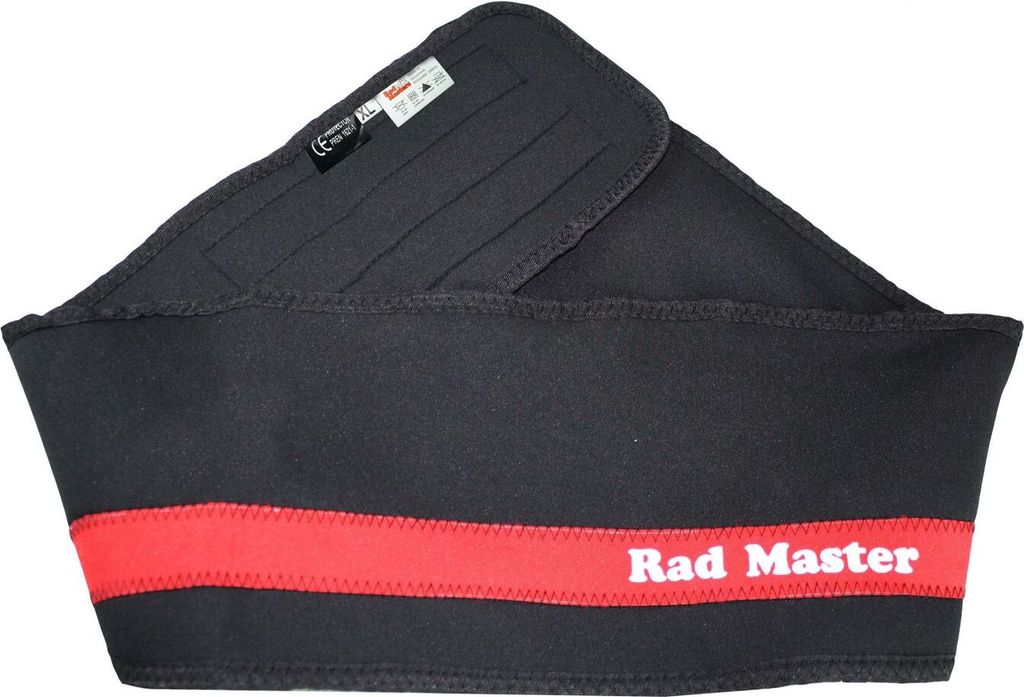 RadMasters, Nierengurt Nierenwärmer Rückenprotektor Rot/Schwarz, Größe:XS