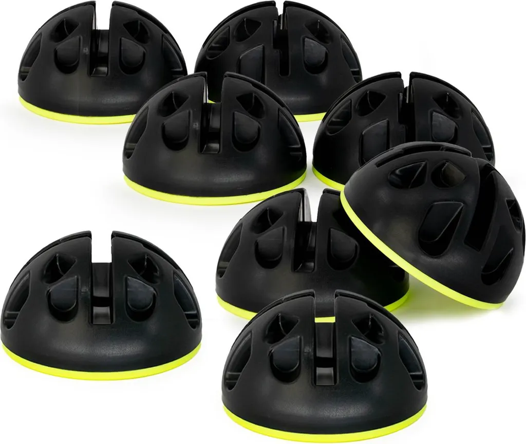 Supports Multibase de Fitness Kawanyo Premium Noir - Kit de 8 Unités
