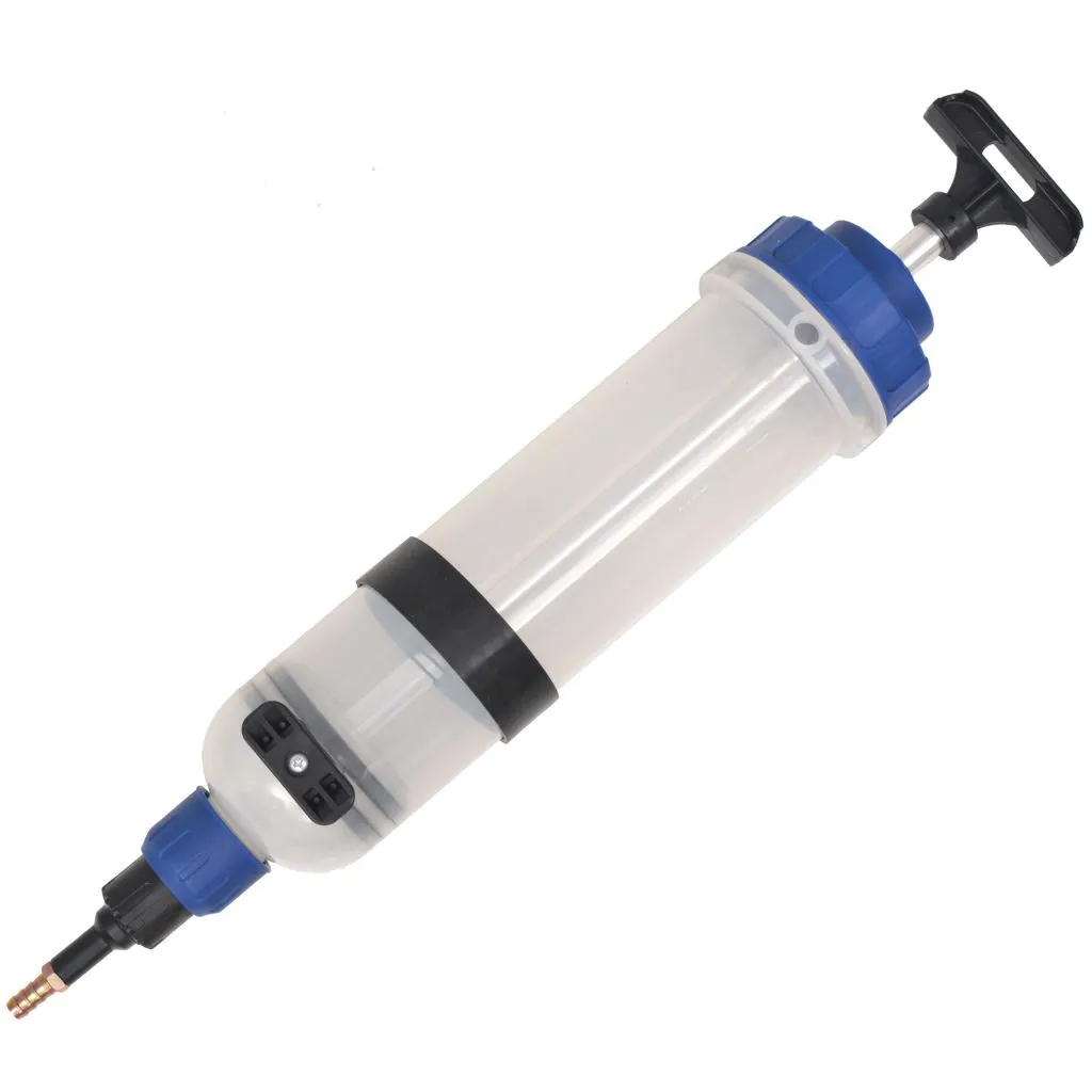 Pompe d'aspiration de liquides 1500ml pour vidange essence et diesel