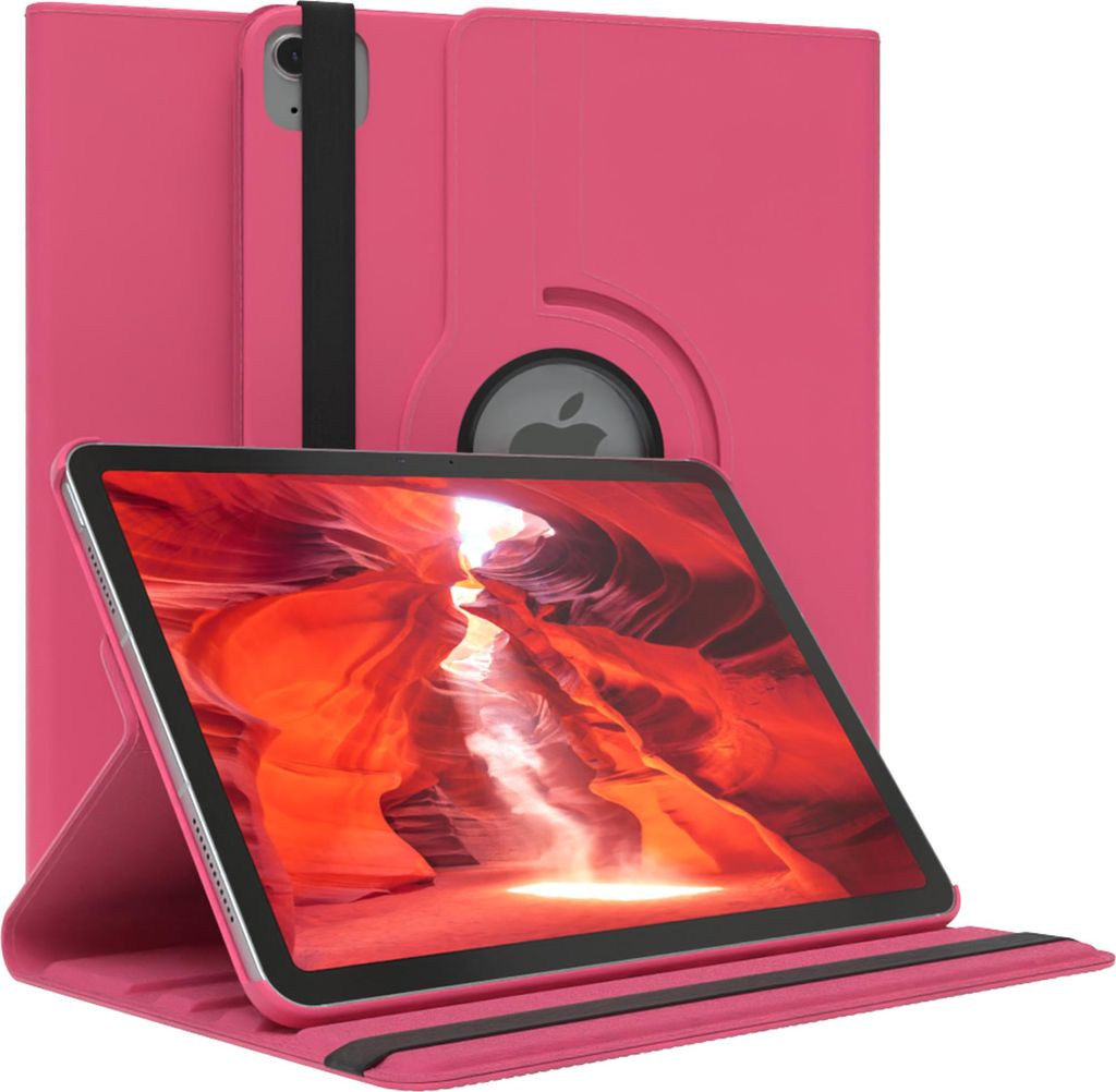EAZY CASE - Tablet Hülle für Apple iPad Air 11 (2024) Schutzhülle, Tablet Case 360° drehbar in Rosa