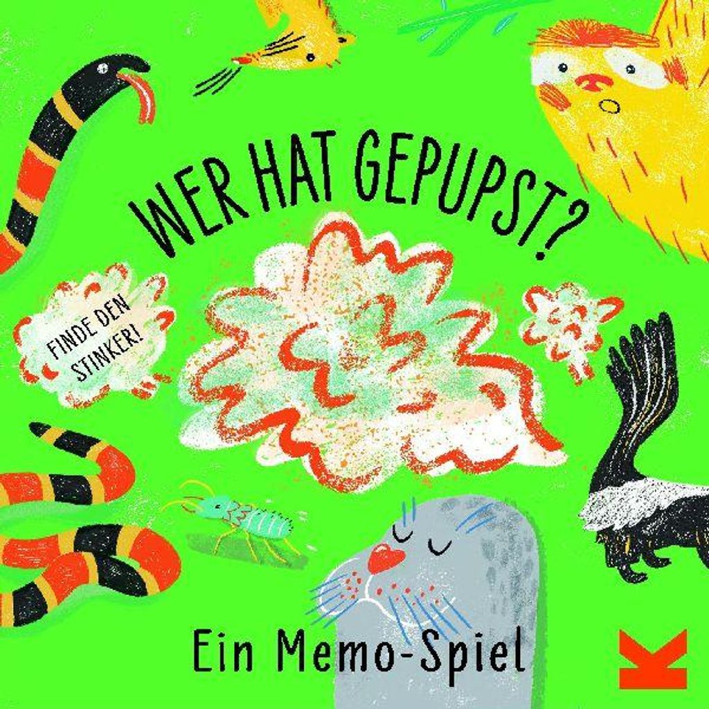 Memo-Spiel Wer hat gepupst? – 26 Tiere und ihre Pupse, Produktbild 