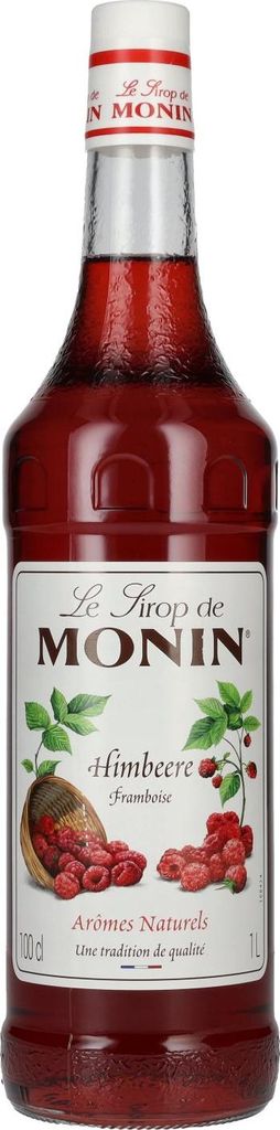 Monin Himbeere Sirup ideal für Cocktails 1000ml Produktbild 