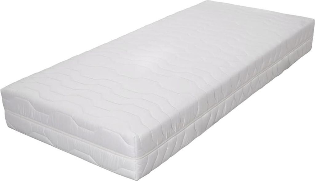 vidaXL Matratze 100 x 200 cm 7 Zonen Taschenfedern 20 cm H2
