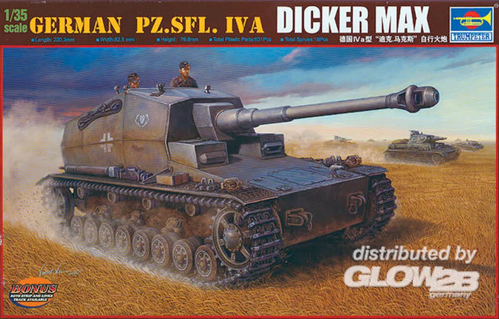 Char Dicker Max 1:35 Trumpeter 00348 avec Détails Photodécoupés Précis
