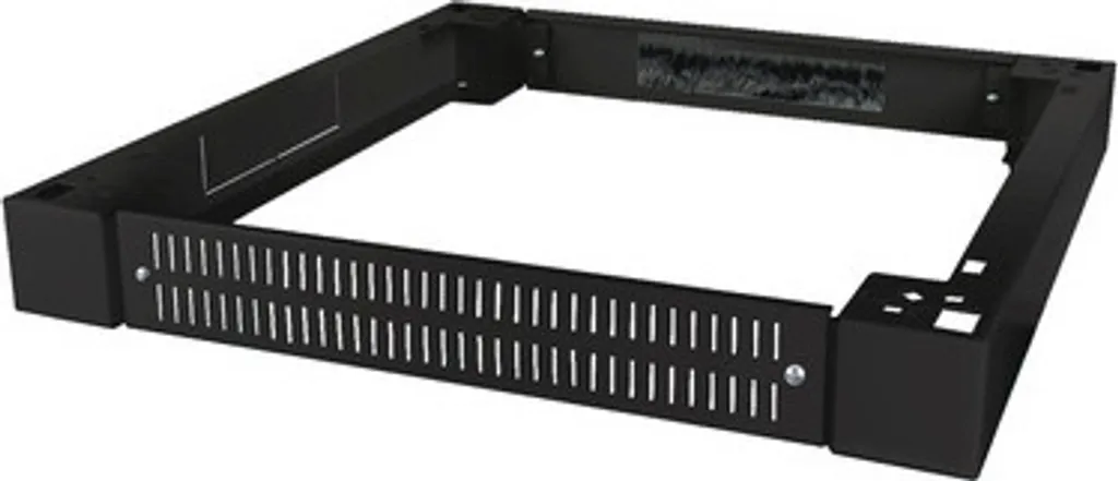 Socle pour baie serveur 600x600 H100 noir RAL9005 - Base câblage