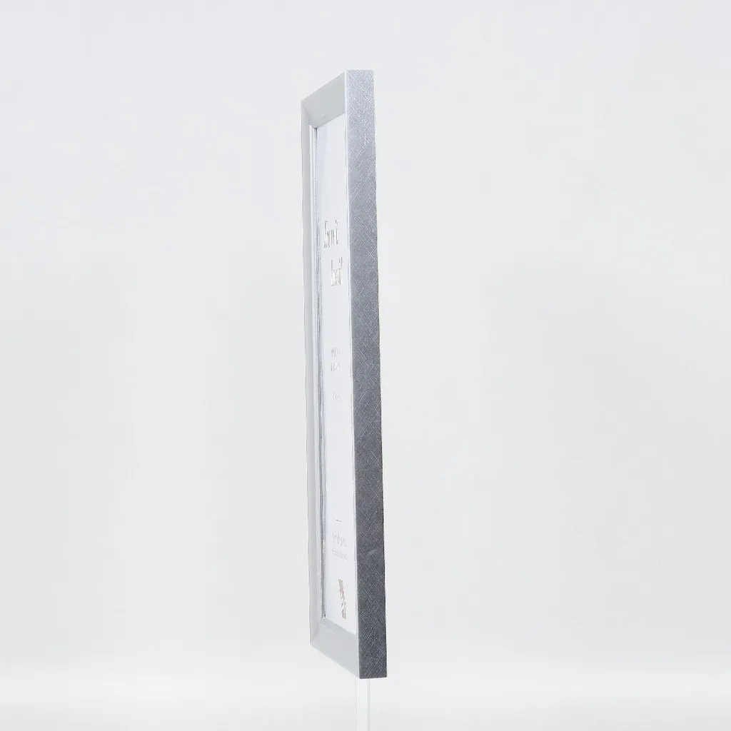Cornice Argento 25x50 cm in Legno Effect - Design Profilo 41 Elegante - 18