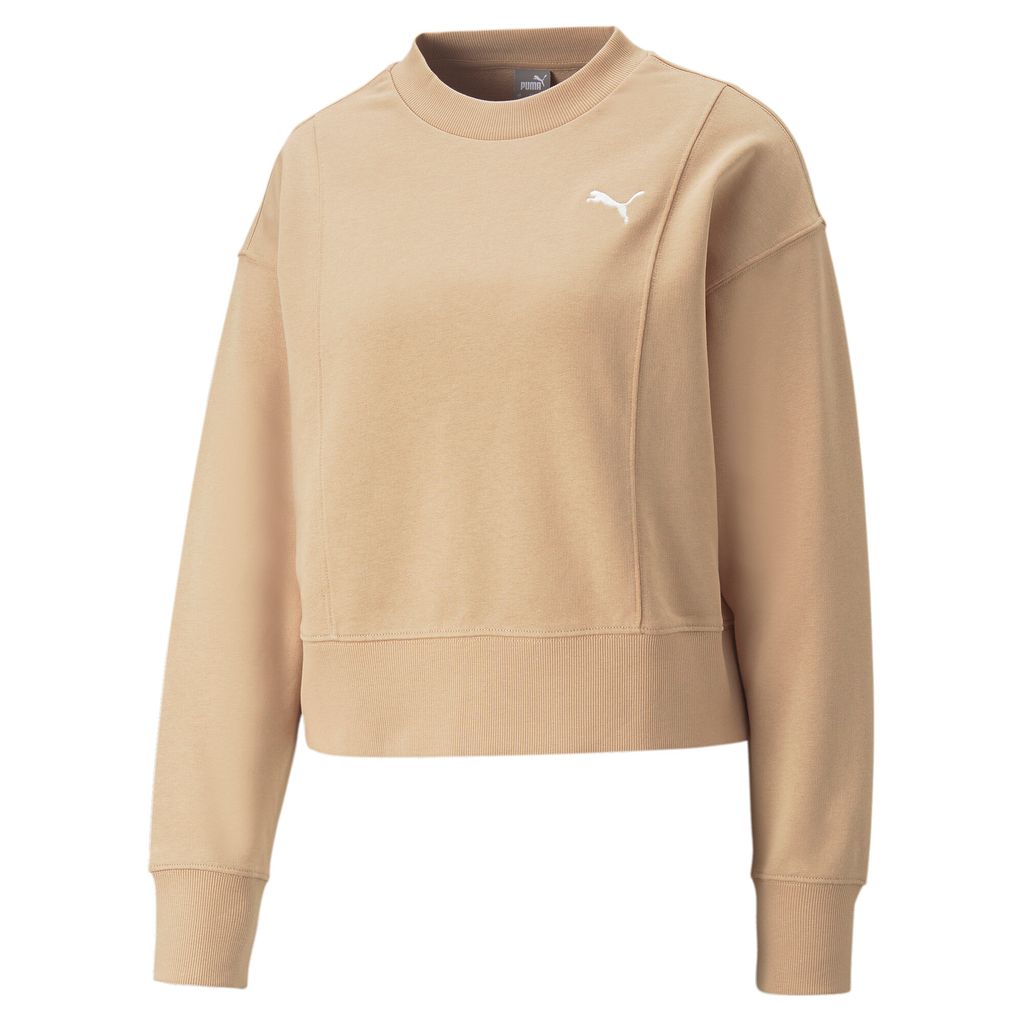 PUMA HER Sweatshirt Damen 89 - dusty tan S