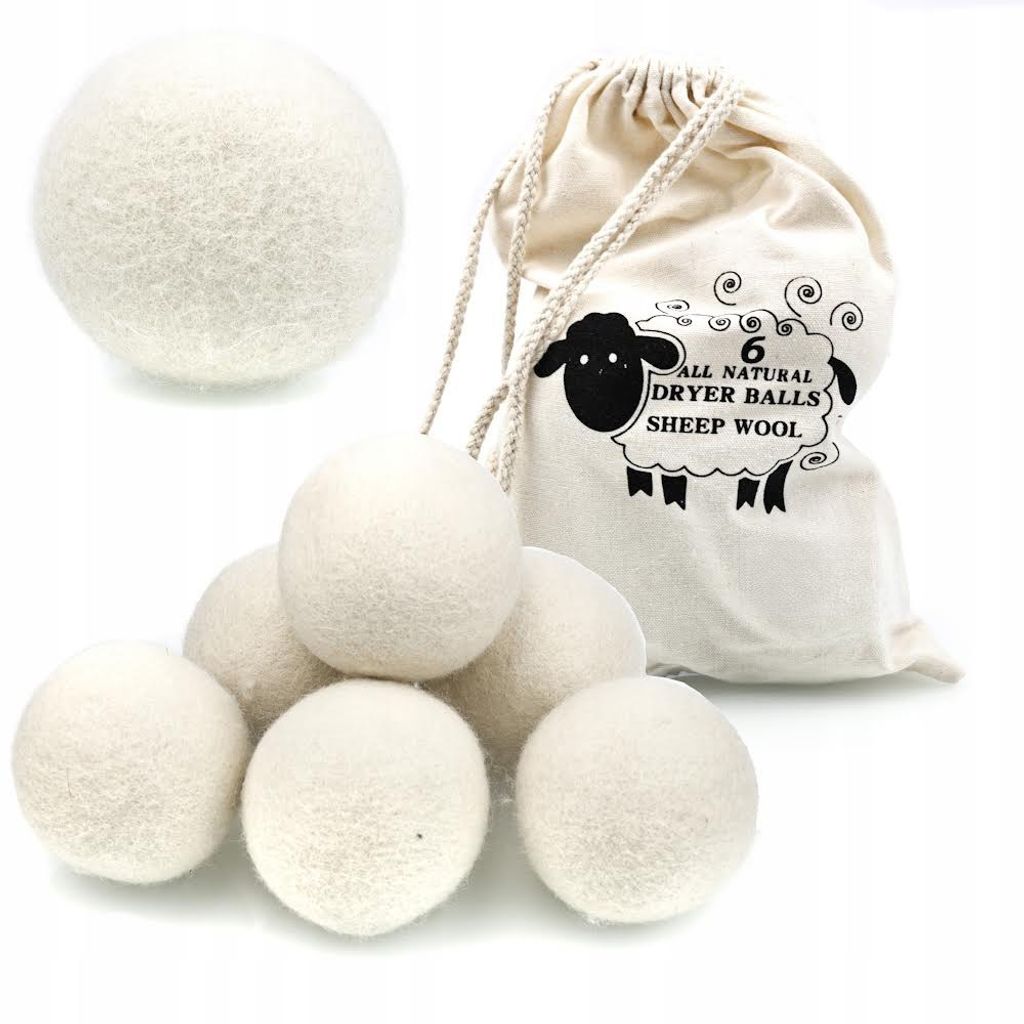 Trocknerbälle für Wäschetrockner 6er Set - 100% Öko Produktbild 