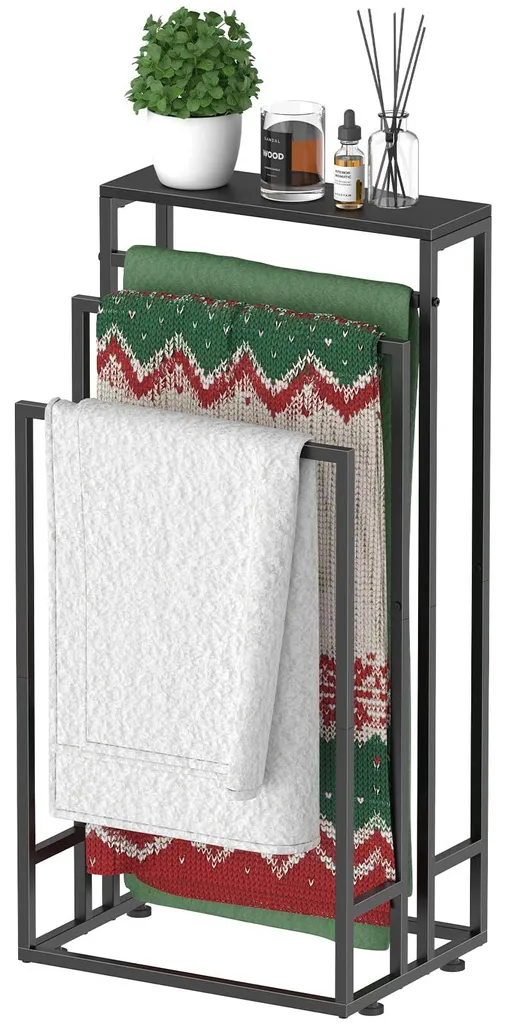 Porte-serviette salle de bain peu encombrant pour dortoir et piscine