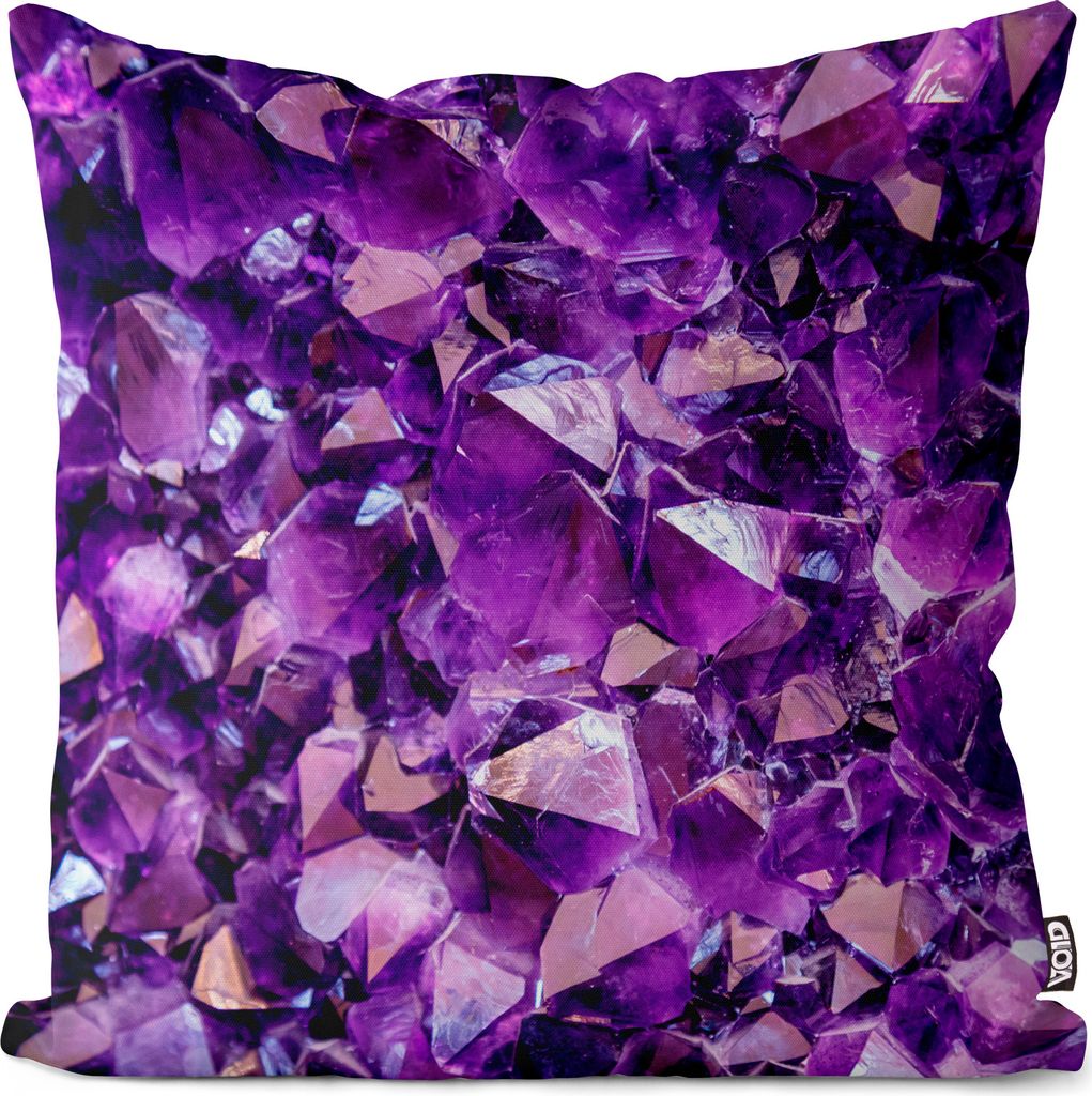 VOID Amethyst Kristall Stein Kissenbezug Kissenhülle Sofakissen Kissen Deko Outdoor-Kissen Dekokissen