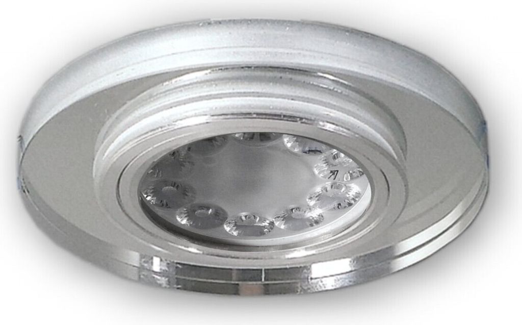 C-Light LED Glas Strahler CCT GU10 dimmbar S1370WH 5,5W Produktbild 