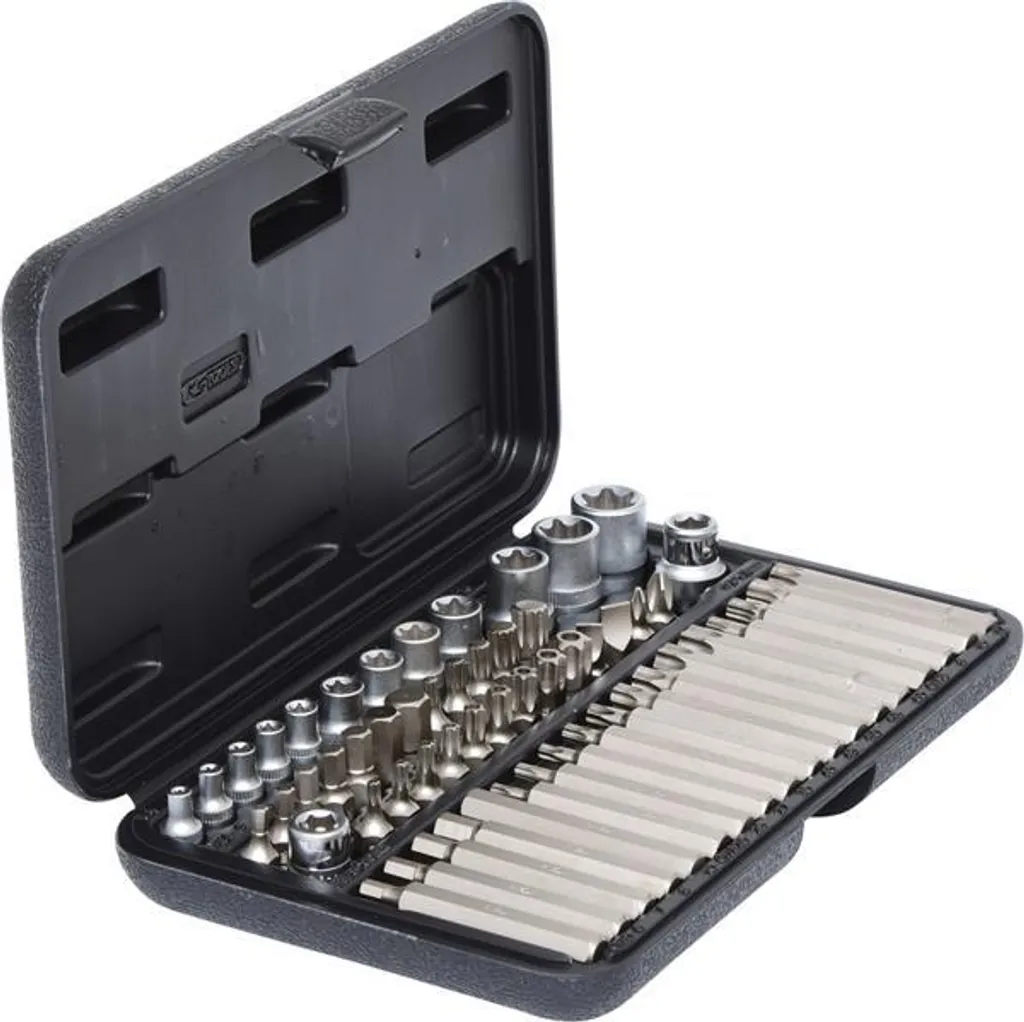 Coffret de douilles et embouts Torx TX 1/4"-1/2" KS Tools - 57 outils
