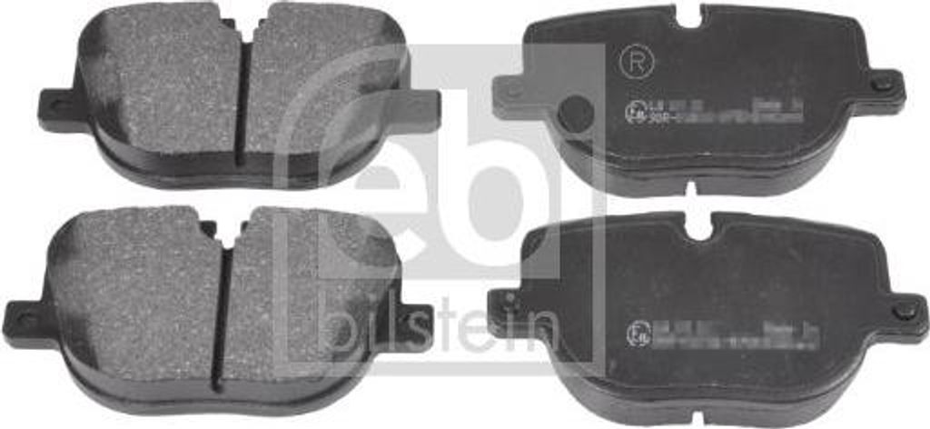 FEBI BILSTEIN 116122 Bremsbelagsatz, Scheibenbremse OE LR015577 kompatibel mit Range Rover