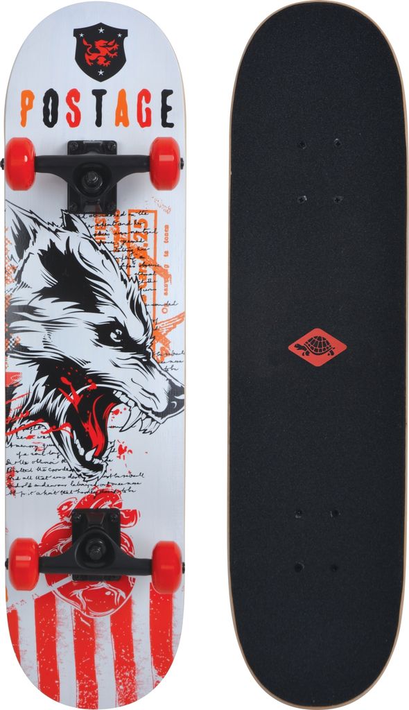Schildkröt Skateboard Wolf 31 Zoll - Skateboard für Kinder Produktbild 