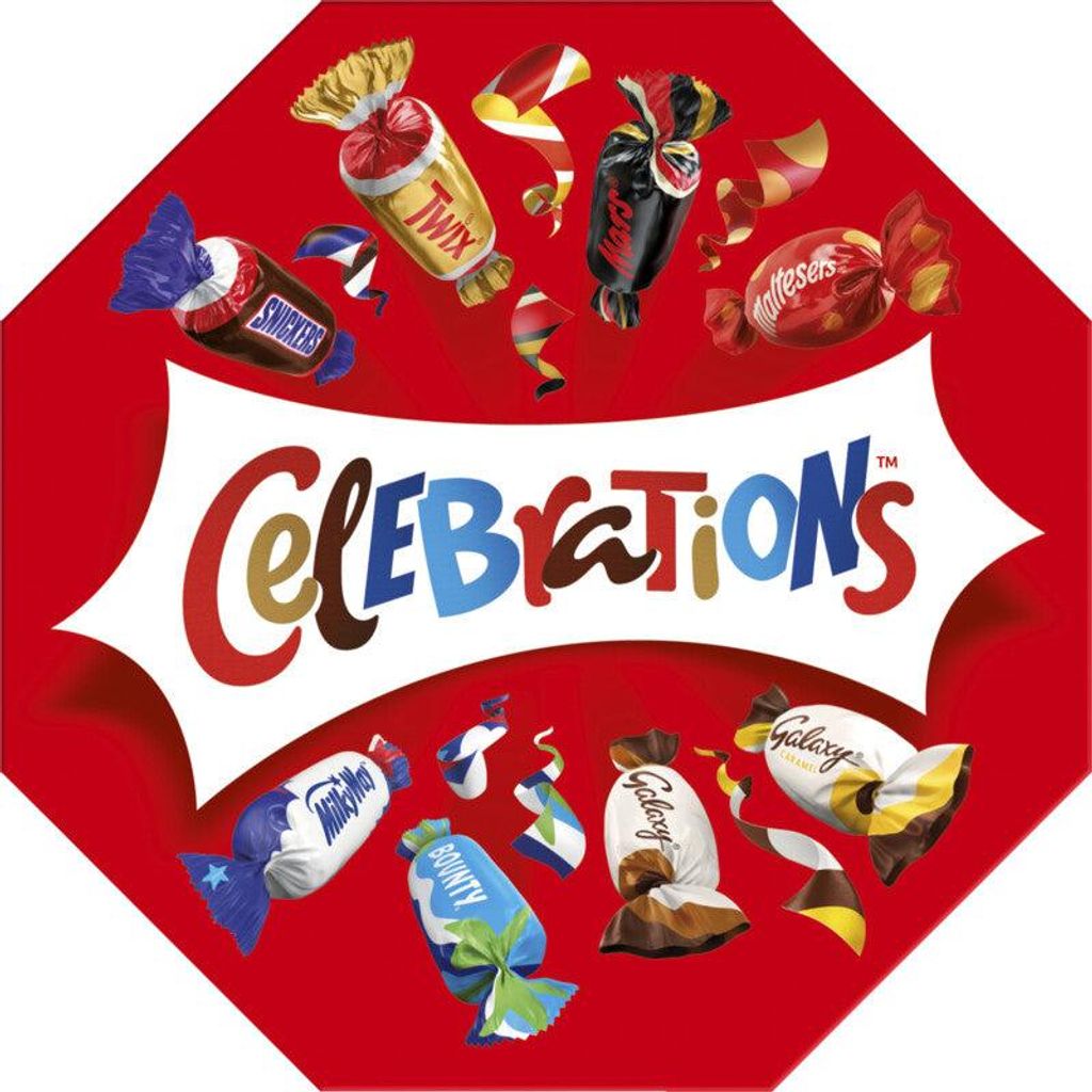 Celebrations Centerpiece 196g – Mix beliebter Schokoladen & Produktbild 