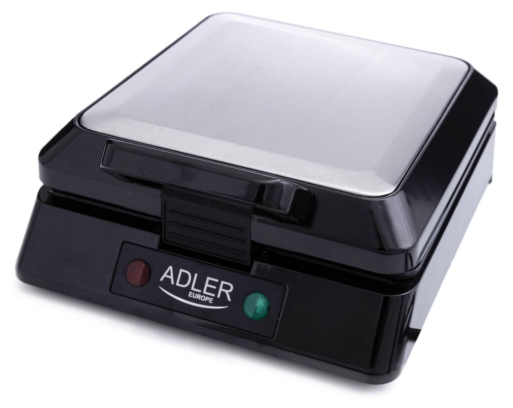 Adler AD 3036 waffle iron 4 waffle(s) Black Grey 1500 W Obrázok produktu 
