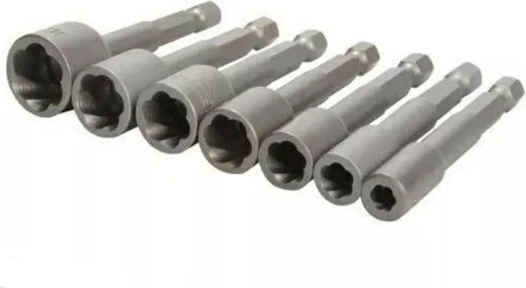 Extracteurs de vis à spirale Irwin 7Pcs 3/16"-1/2" haute résistance - 3