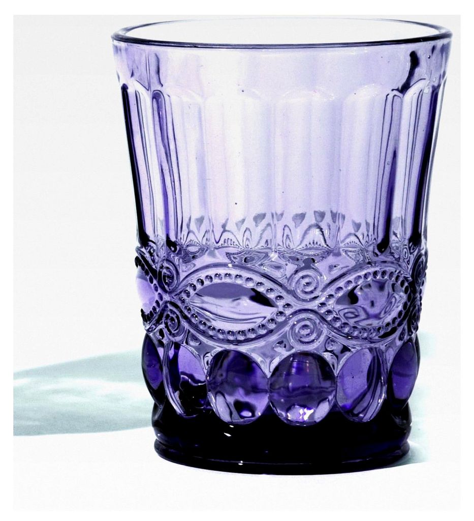 6er Set Wasserglas Solange, violett, 265 ml