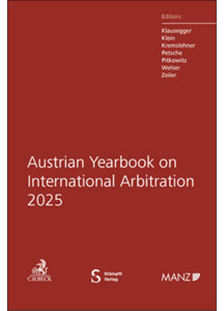 Austrian Yearbook on International Arbitration 2025