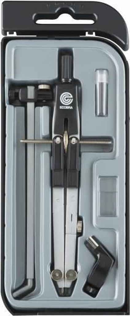 Schnellverstell-Zirkel New Master mit Verlängerungstange und Adapter