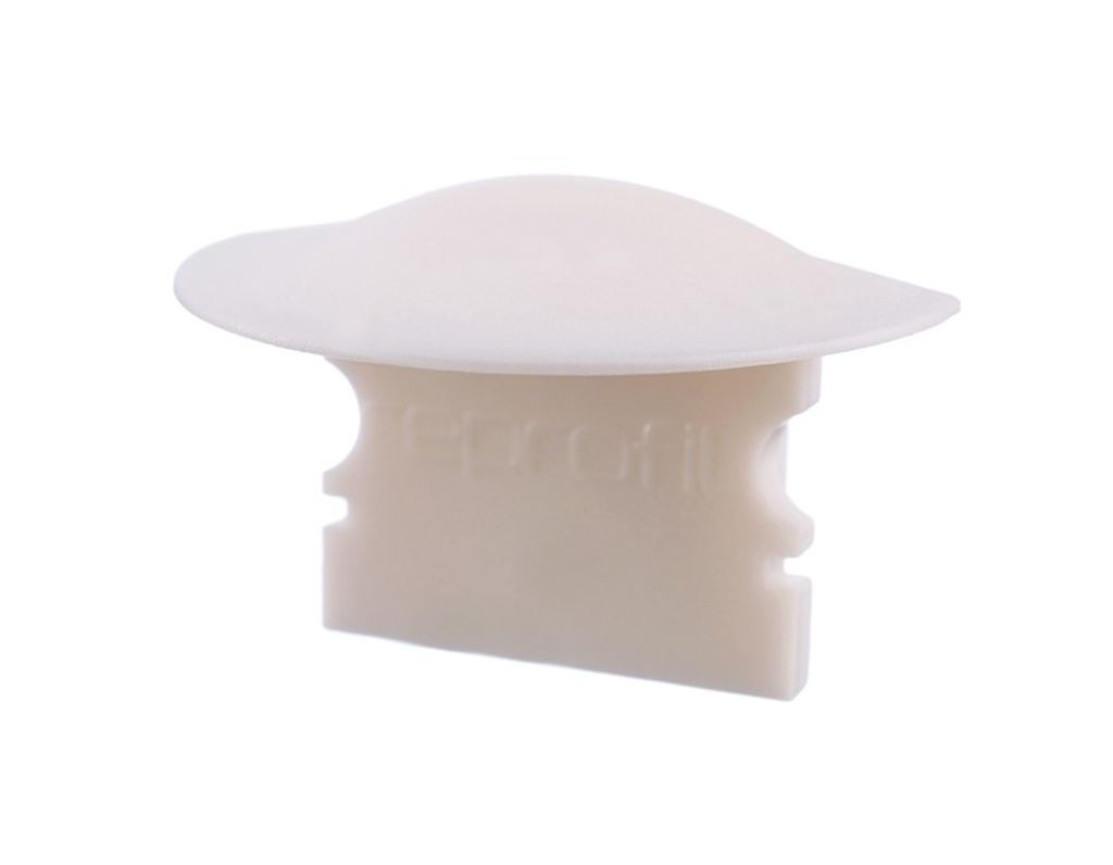 Reprofil 978640 Profil Zubehör Endkappe F-ET-02-12 Set 2 Stk , Weiß