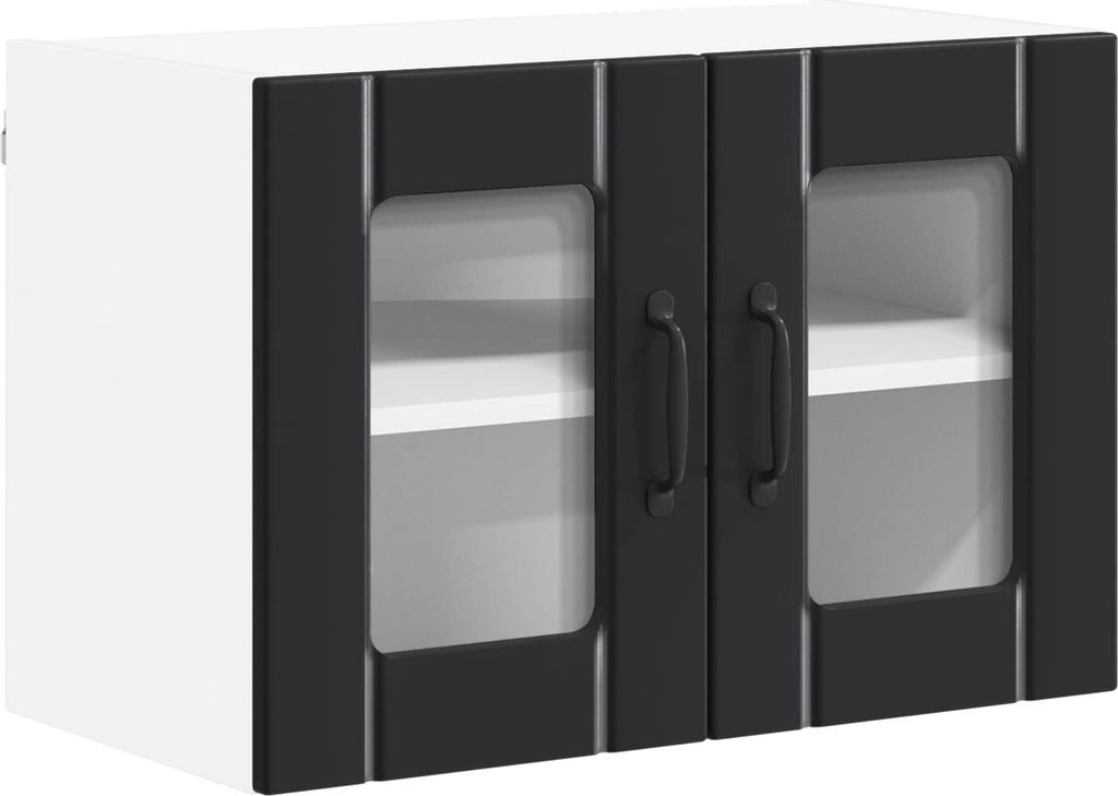 Küchenschrank Schwarz 60 x 31 x 40 cm Holzwerkstoff