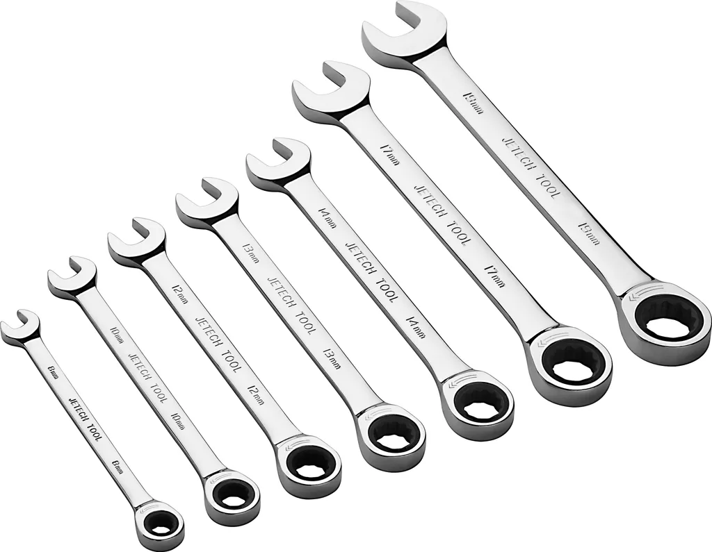 Jetech Gear Wrench Set Professionale: Chiavi Combinate ad Alta Coppia