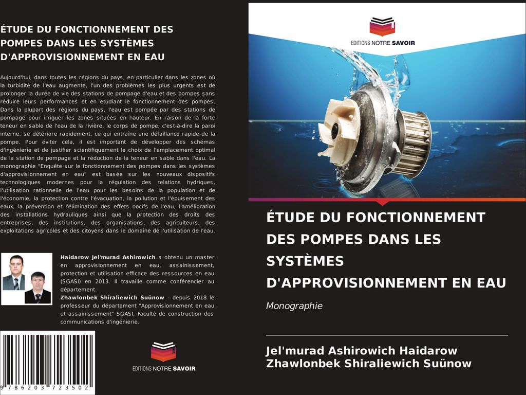 Étude Du Fonctionnement Des Pompes Dans Les Systèmes D'approvisionnement En Eau