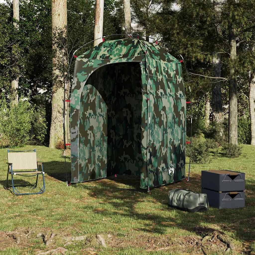 vidaXL Duschzelt Camouflage Wasserfest Produktbild 6