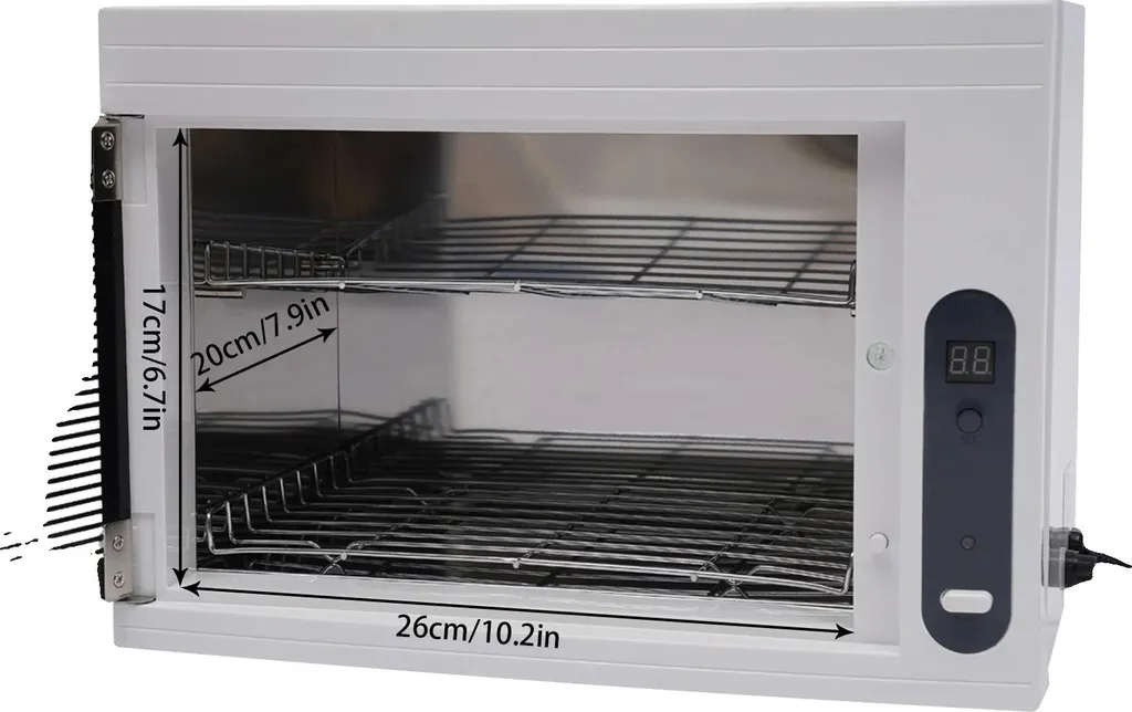 Stérilisateur UV 12L Gris Clair - Désinfection Haute Efficacité UV-C