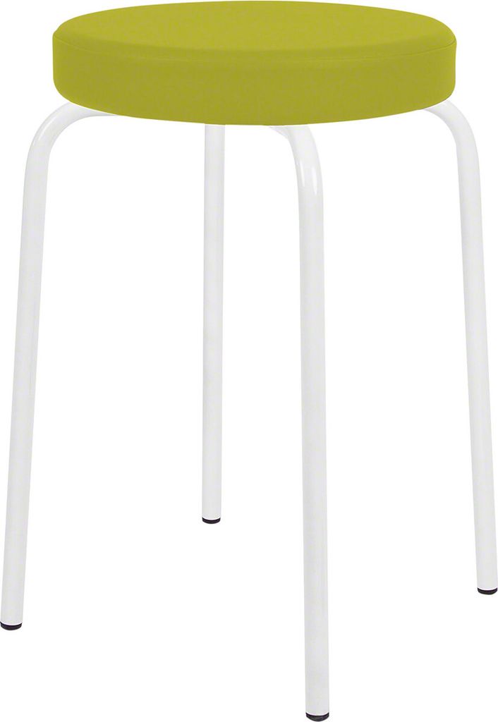 Gymnastikhocker mit Komfort-Polster, Hocker, Stapelhocker, Stapelbar ø 38 cm