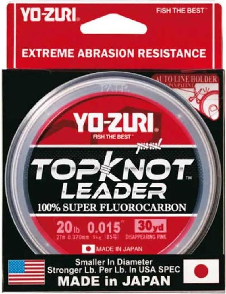 Yo-zuri Topknot Leader Flurocarbon 27.4 M Durchsichtig Produktbild 