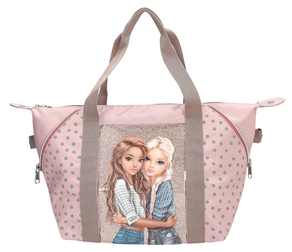 Depesche 14014 TOPModel Dots - Sporttasche in Rosa, mit Produktbild 