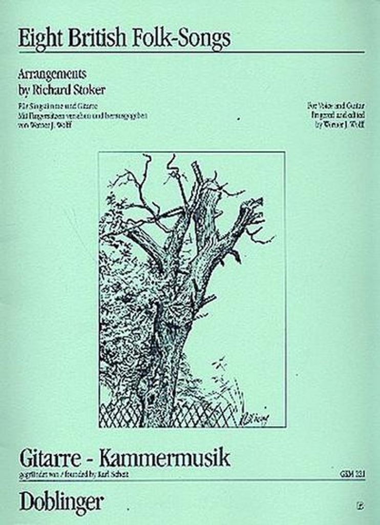 8 british folk-songsfür Singstimme und Gitarre