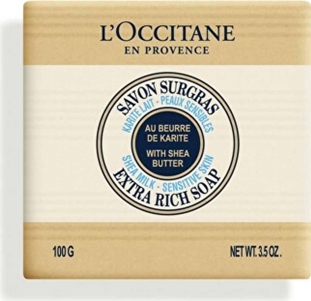 L'Occitane Shea Milk Sensitive Skin Extra Rich Soap, Ciało, Zdjęcie produktu