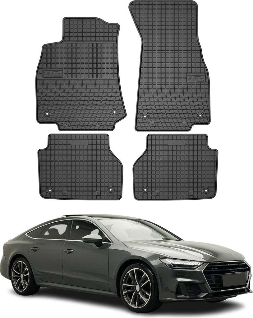 2018-2025 Audi A7 C8 Sportback Tapis de sol en caoutchouc Image du produit 