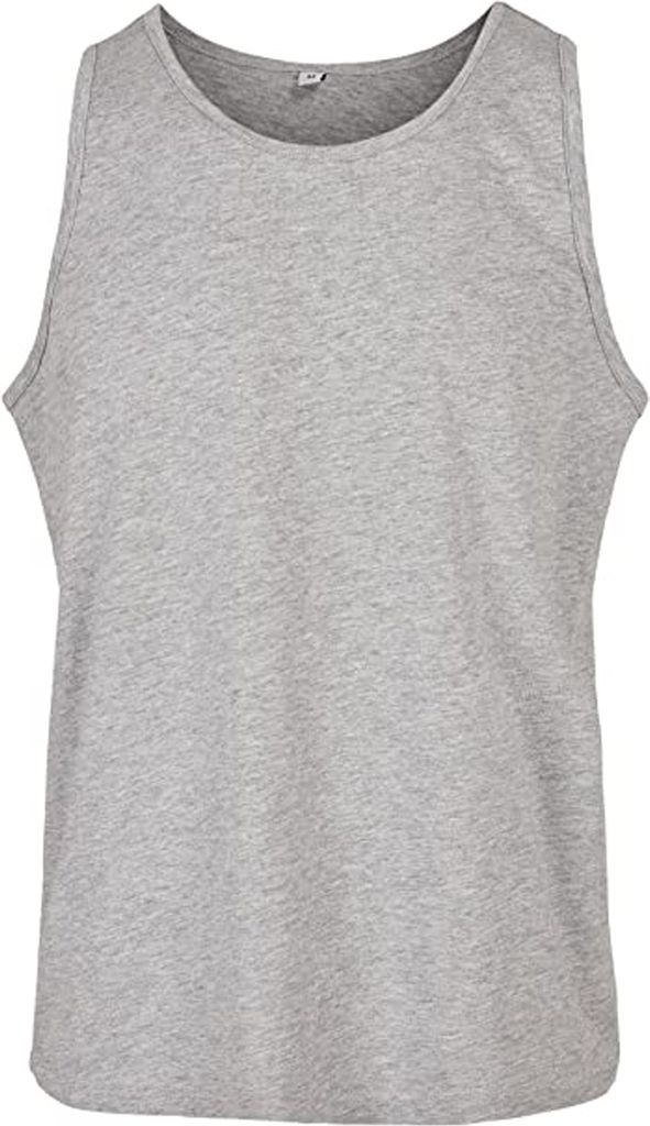 Build Your Brand - "Basic" Ärmelloses Oberteil für Herren RW8527 (4XL) (Grau meliert)