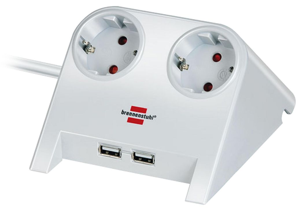 Brennenstuhl 1153520222 power extension 1.8 m 2 AC Image du produit 