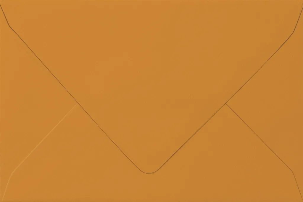 Enveloppes pour Invitations 125 x 180 mm Orange Heyda Haute Qualité