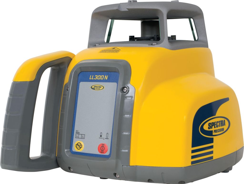 Spectra Precision LL300N Rotationslaser | robuster Horizontallaser IP66, 500 m Reichweite, ±2,2 mm/30 m | selbstnivellierend, 45 h Laufzeit, inkl....