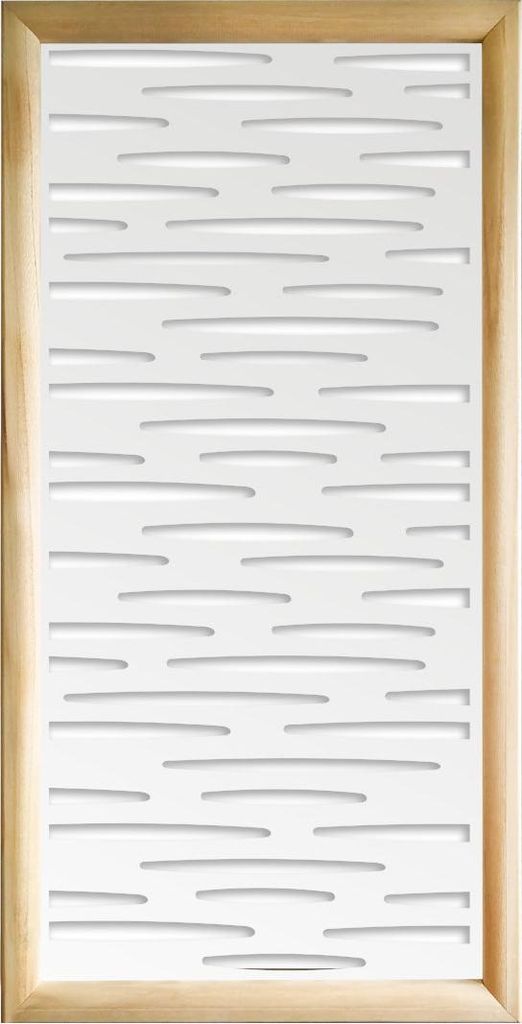 PUDDLE - Moduli Decorativi in holz e PVC 73x148 cm weiß