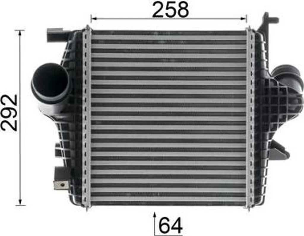 Intercooler Turbo MAHLE CI 672 000P - Haute Performance pour Touareg - 7