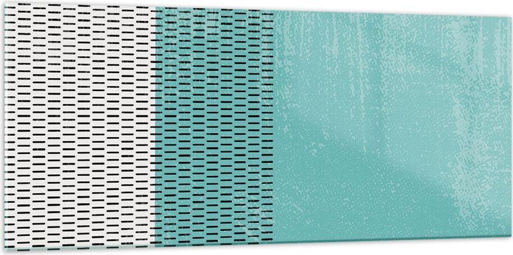 Bilder auf glas - Einteilig - Abstraktion Modern Striche - 120x50cm - Glasbilder - Wandbilder - Bilder - Wanddekoration aus Glas - Glas Bilder - Wa...