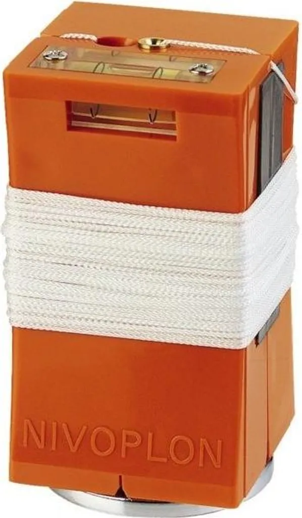 Plomb de maçon Nivoplon avec cordeau haute résistance pour chantier